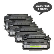 Hp Compatible Ce255X #55X Black Compatible Laser Toner X 4