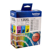 LC-135XL Colour Value Pack 1XCyan 1X Magenta 1X Yellow