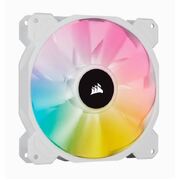 White Sp140 Rgb Elite, 140Mm Rgb Led Fan With Airguide, Single Pack