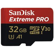 32Gb Extreme Pro Microsdhc Sqxcg V30 U3 C10 A1 Uhs-1 With Sd Adaptor