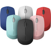 RAPOO M100 2.4GHz & Bluetooth 3 / 4 Quiet Click Wireless Mouse Pink - 1300dpi Connects up to 3 Devices, Up to 9 months Battery Life