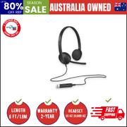 H340 Plug-And-Play Usb Headset With Noise Cancelling Mic