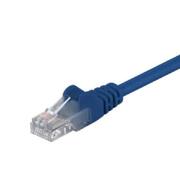 Cat5E Patch Lead Blue 0.5M New Retail Pack