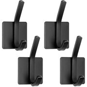 4 Pack Strong Self Adhesive Hooks for Kitchen and Bathroom