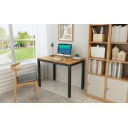 Sturdy and Heavy Duty Foldable Office Computer Desk (Teak, 100cm)