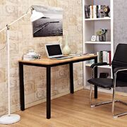 Sturdy and Heavy Duty Foldable Office Computer Desk (Teak, 120cm)