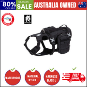 Whinhyepet Military Harness Black L