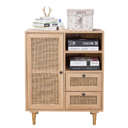 Natura Rattan Buffet Sideboard Storage Cabinet Hallway Table With Drawers