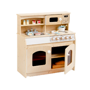 Kids Wooden Play Kitchen 4-in-1