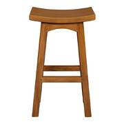 Solid Mahogany Timber Barstool (Light Pecan)