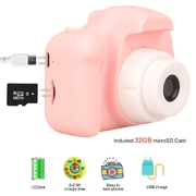 Mini Digital Kids Camera With 2.0" Lcd & 32G Card