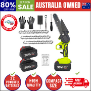 Mini Cordless Chainsaw (36V, 3000W, 2X Battery-Powered)