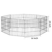 Foldable Metal Pet Playpen - Large Indoor/Outdoor Fence