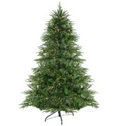 1.8M Prelit Everglow Fir Christmas Tree With 300 Led Lights