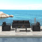 5-Seater Deep-Seated Patio Set White