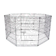 Pet Playpen Foldable Dog Cage 8 Panel 30In