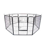 Pet Playpen Heavy Duty Foldable Dog Cage 8 Panel 32In