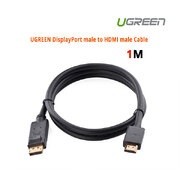 Dp Male To Hdmi Male Cable 1M Black (10238)