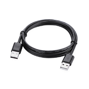 Usb2.0 A Male To A Male Cable 1M Black (10309)