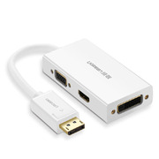 Dp To Hdmi /Vga/Dvi Converter - White (20419)