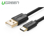 Usb 2.0 Type A Male To Usb 3.1 Type-C Male Charge & Sync Cable - White