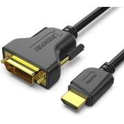 High-Speed HDMI to DVI-D 24+1 Bi-Directional Adapter Cable