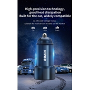 car charger with Dual USB - 2.4 A Dark Blue