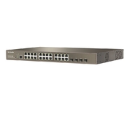 24-Port 10/100/1000Mbps with 4 Shared SFP PoE Managed Switch