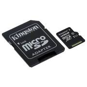 KINGSTON  Canvas Select:MicroSD 128GB , 80MB/s read and 10MB/s write with SD adapter SDCS/128GB