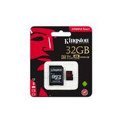 KINGSTON Canvas React: MicroSD 32GB , 100MB/s read and 70MB/s write with SD adapter  SDCR/32GB