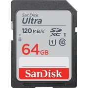 SANDISK 64G-GN6IN SDXC Ultra UHS-I Class 10 , U1, 120mb/s read & 10mb/s write