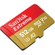 SanDisk Extreme 512GB(1) microSD UHS-I Memory Card