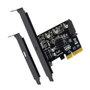 EC318v2 PCI-e x4 to USB 3.2 Gen2x2 20Gbps USB-C Expansion Card