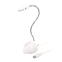 Simplecom UM301 Desktop Flexible Neck USB Microphone White