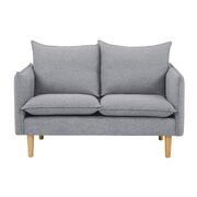 2 Seater Fabric Sofa Lounge Couch Grey