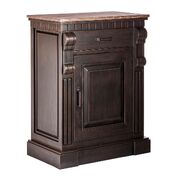 Iron Sideboard Buffet Cabinet With Drawer Storage And Wood Top