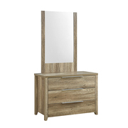 Modern charm with 3 Drawers Dressing Chest- Oak