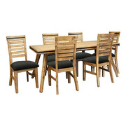 Medium Dining Set: 180Cm Table & 6 Acacia Chairs