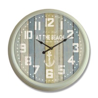 Classical 24'' Big Metal Clock (White Frame)