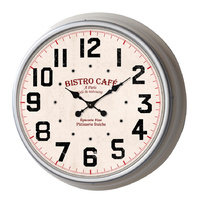 Classic 13'' Metal Wall Clock(White Frame)