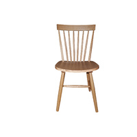 Set of 2 Dining Chairs  Ari Solid Oak Spindle back Chairs