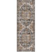 Elegant Cezanne Rabbit Grey-Gold Rug - 80x500