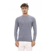 Azure Essence Alpha Studio Light Blue Viscose Sweater (Size 46 It)