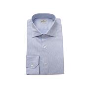 L Light Blue Bagutta Men'S Cotton Shirt