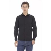 L Black Cotton Shirt Baldinini Trend