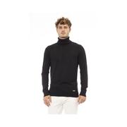 Trendy Black Modal Sweater Baldinini Trend Men