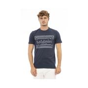 Small Blue Cotton Tee Shirt - Baldinini Trend Men'S