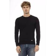 Bold Black Wool Baldinini Trend Sweater