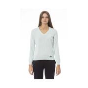 Light Blue Trendsetter Baldinini Trend Women'S Light Blue Polyamide Sweater - Xl