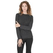 M Dark Gray Cashmere Boatneck Sweater By Crown Of Edinburgh Cashmere